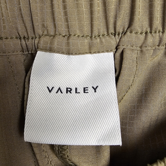 NWT Varley Martini Olive Green Office Tacoma Straight Pleat Pant Large - Picture 6 of 11